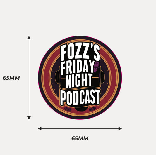 Fozz’s Friday Night Podcast Stickers